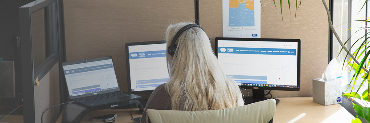 Person using 211 Website